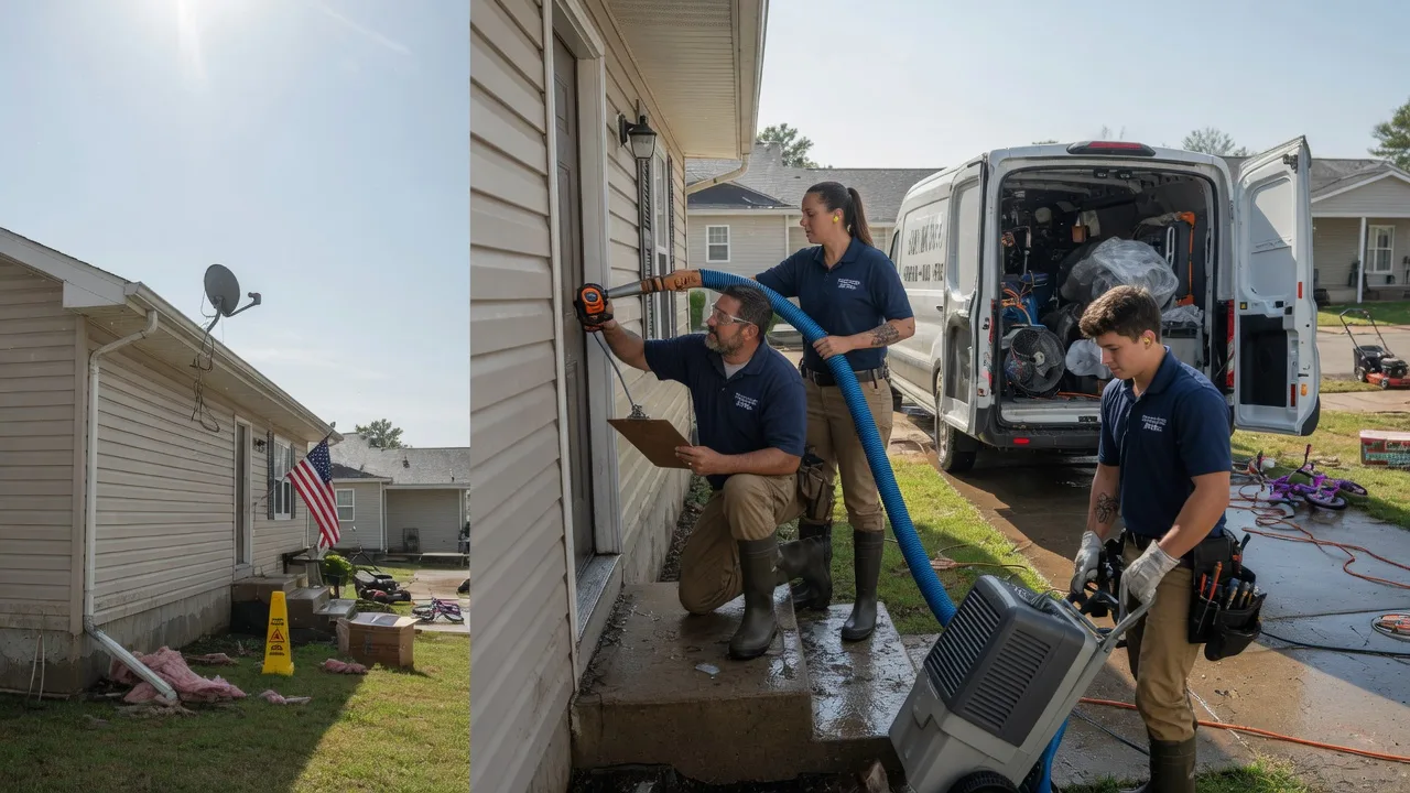 Ceiling Water Damage Restoration in Hartford, KS near me